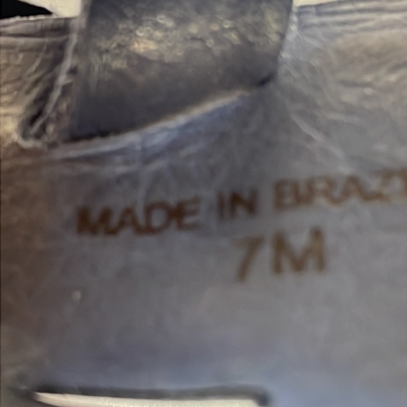 KATE SPADE Blue Suede Wedge Sandals Size 7 - Picture 7 of 14